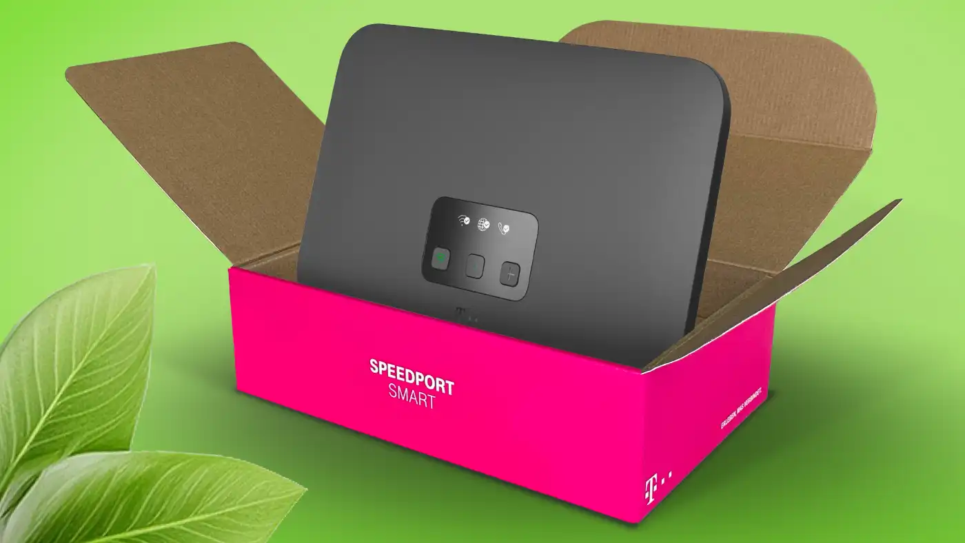 Router aus recycletem Material