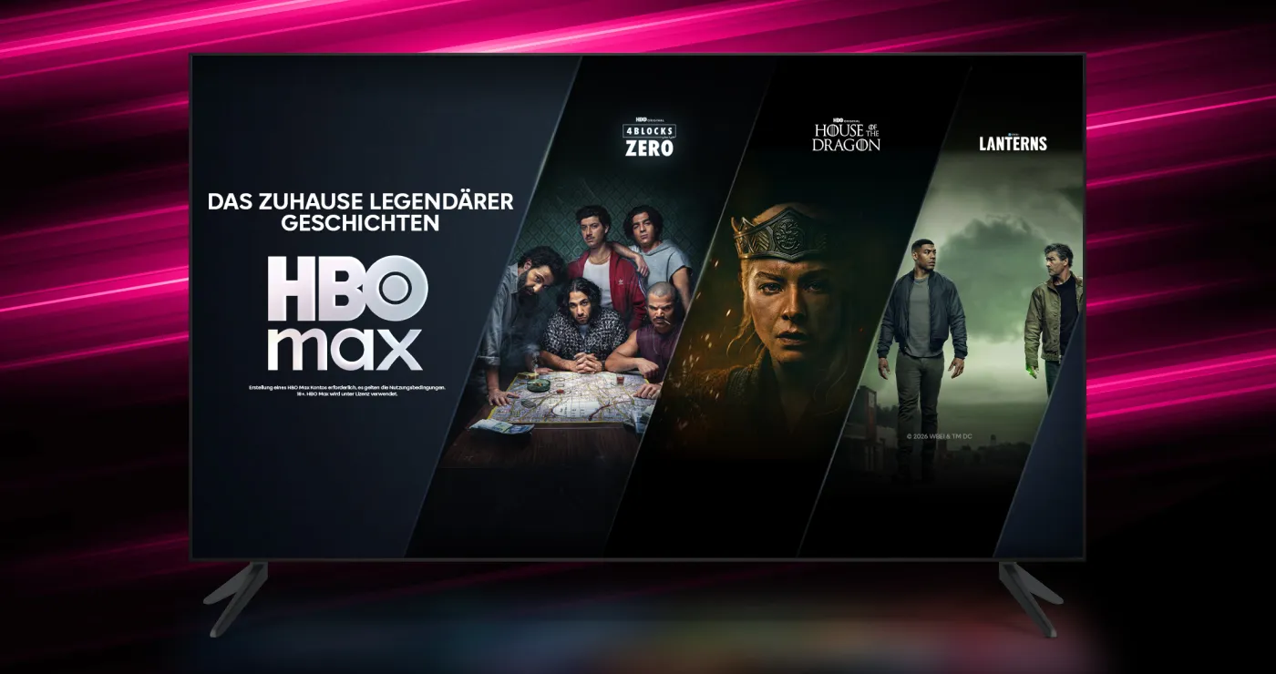 Fernseher mit aktuellen HBO Max Inhalten