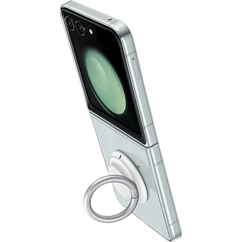 Samsung Clear Gadget Case Galaxy Z Flip5- Transparent 99934652 seitlich