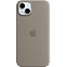 Apple Silikon Case iPhone 15 mit MagSafe - tonbraun 99934842 vorne thumb