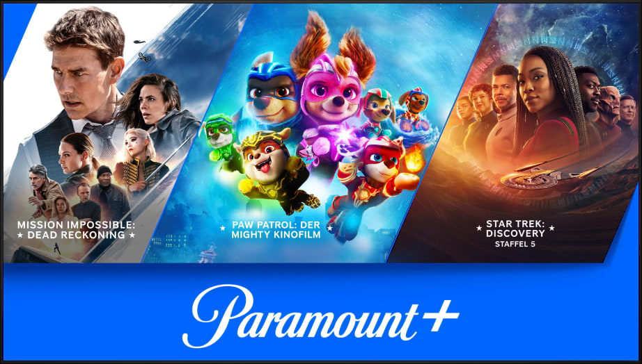 Grafische Darstellung Paramount+ Logo