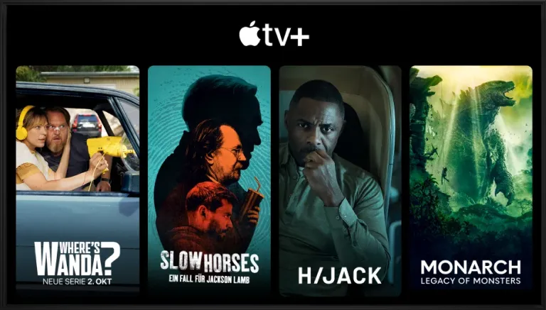 Fernseher mit Top-Serien von Apple TV+