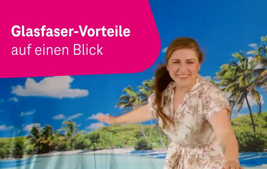 Youtube Video: Glasfaser-Vorteile auf einen Blick.