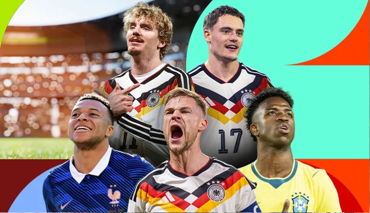 Visual mit verschiedenen Spielern