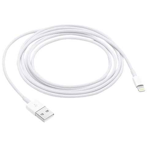 Apple Lightning auf USB Kabel (2m) Weiß 99925253 vorne