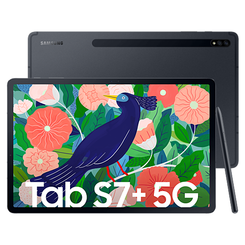 Samsung Galaxy Tab S7+ 5G Mystic Black 256GB | Telekom
