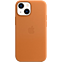 Apple Leder Case iPhone 13 - Goldbraun 99932539 vorne thumb