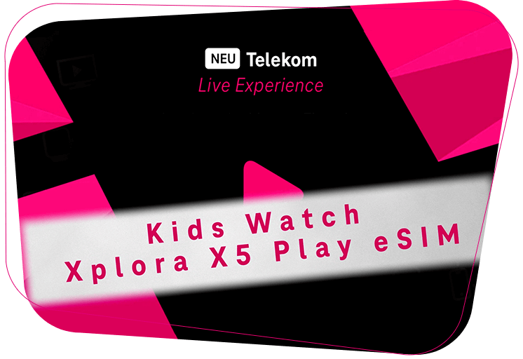 Kids Watch XPLORA X5 Play eSIM entdecken | Telekom