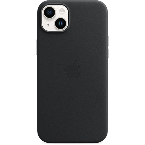 Apple Leder Case iPhone 14 Plus - Mitternacht 99933843 vorne