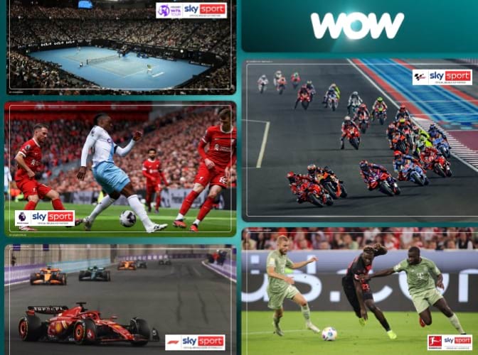 Live-Sport von Sky mit WOW streamen