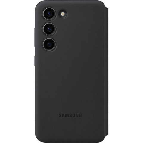 Samsung S-View Wallet Cover Galaxy S23 - Schwarz 99934084 hinten