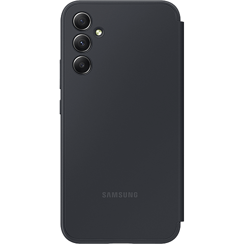 Samsung S-View Wallet Cover Galaxy A34 - Schwarz 99934259 hinten