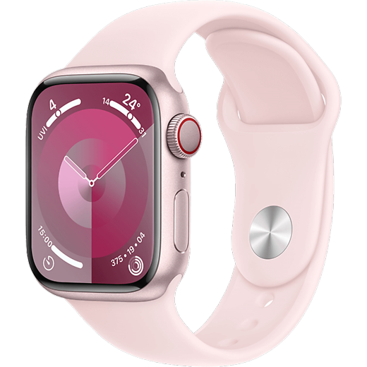 Apple Watch Series 9 Aluminium Sportarmband Rosé/Hellros | Telekom