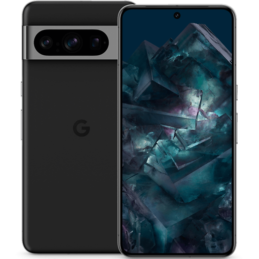 Google Pixel 8 Pro Obsidian - Vorne/Hinten