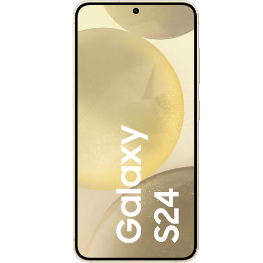 Samsung Galaxy S24 Amber Yellow - Vorne