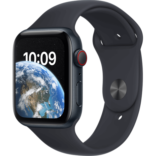 Apple Watch SE (2022) Aluminium Sportarmband Mitternacht | Telekom